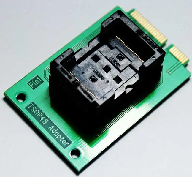 Msata tsop48 Стандартный Универсальный чтения адаптер записи гнездо NAND флэш