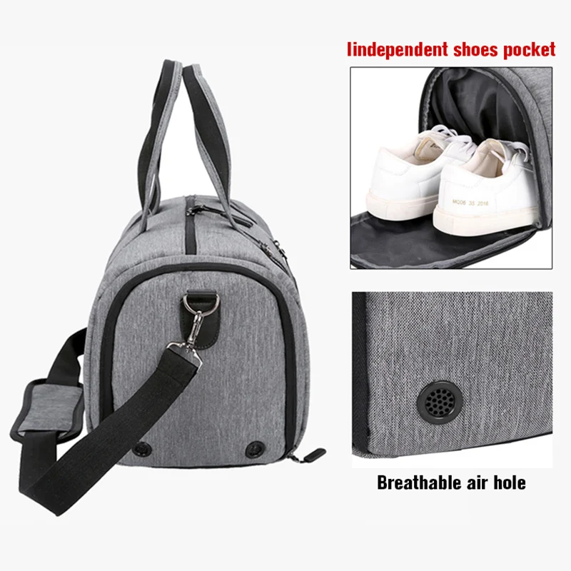 Men Women Gym Bags For Training Bag Fitness Travel Outdoor Sports Swim Dry Wet Tennis Gymtas Yoga Shoes Bag Sac De Sport X486A