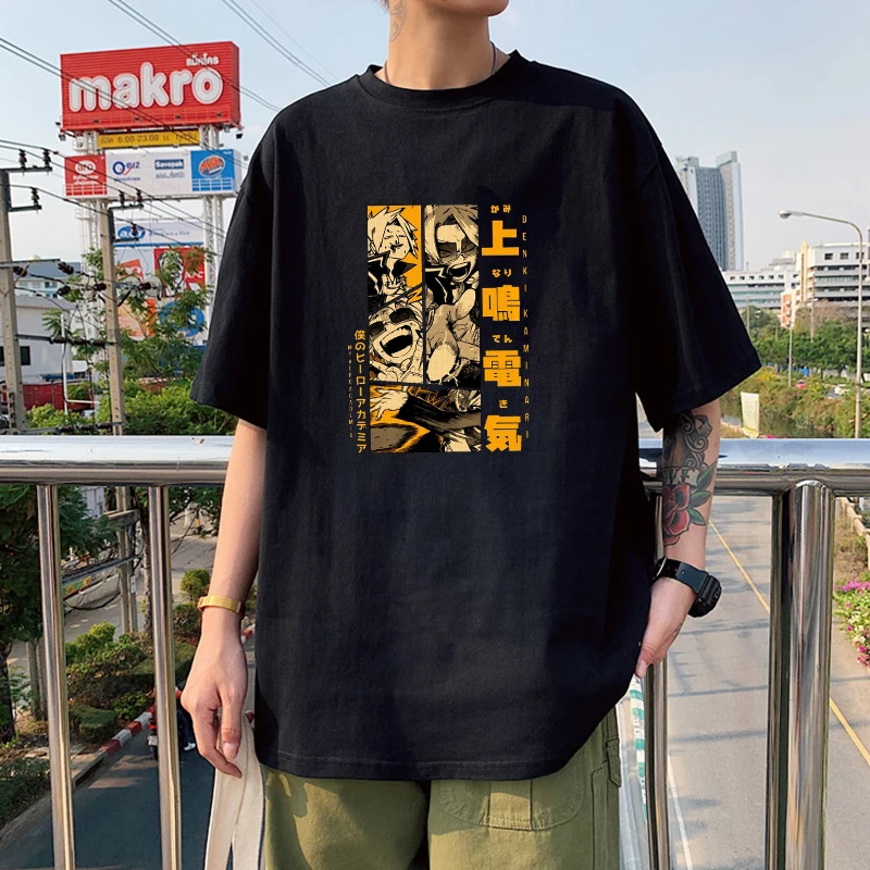Футболки с рисунком аниме Моя геройская Академия в стиле Харадзюку Hawks мангой