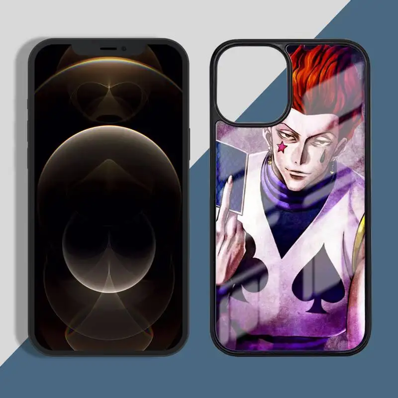 

Hisoka Hunter x Anime Phone Case TPU+PC For iPhone X XR XS 11 12 mini Pro MAX 7 8 Plus
