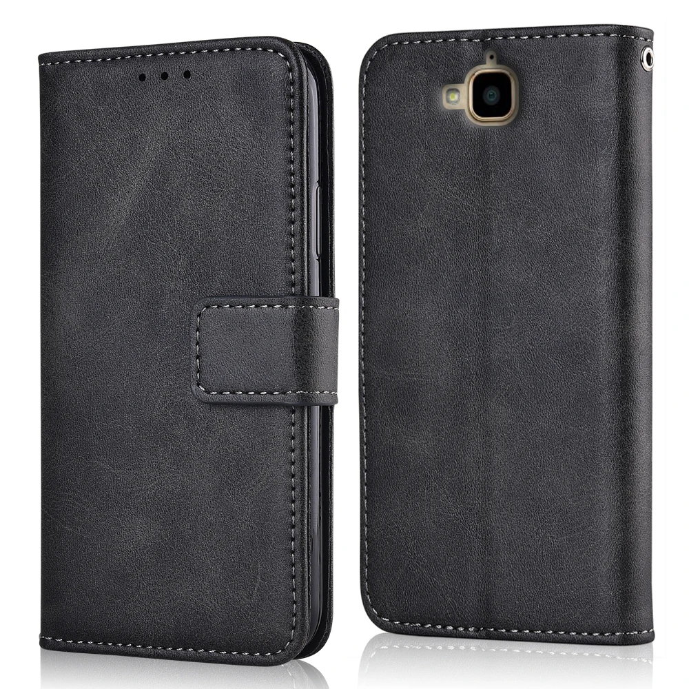 niu-Dark Grey Для huawei Honor 4C Pro Чехол для huawei Honor 4C Pro Coque глянцевый матовый кошелек кожаный чехол для huawei Honor 4 C Pro откидная крышка - Цвет: niu-Dark Grey