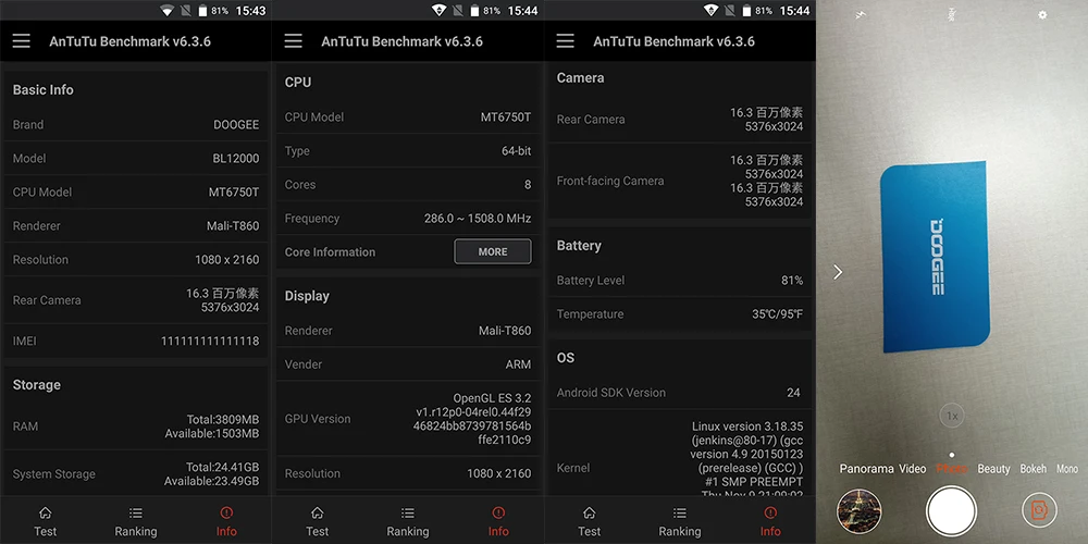 DOOGEE BL12000 смартфон 12000mAh быстрая зарядка 6,0 ''18:9 FHD дисплей MTK6750T Восьмиядерный 4 ГБ 32 ГБ 16 МП камера Android 7,1 телефоны
