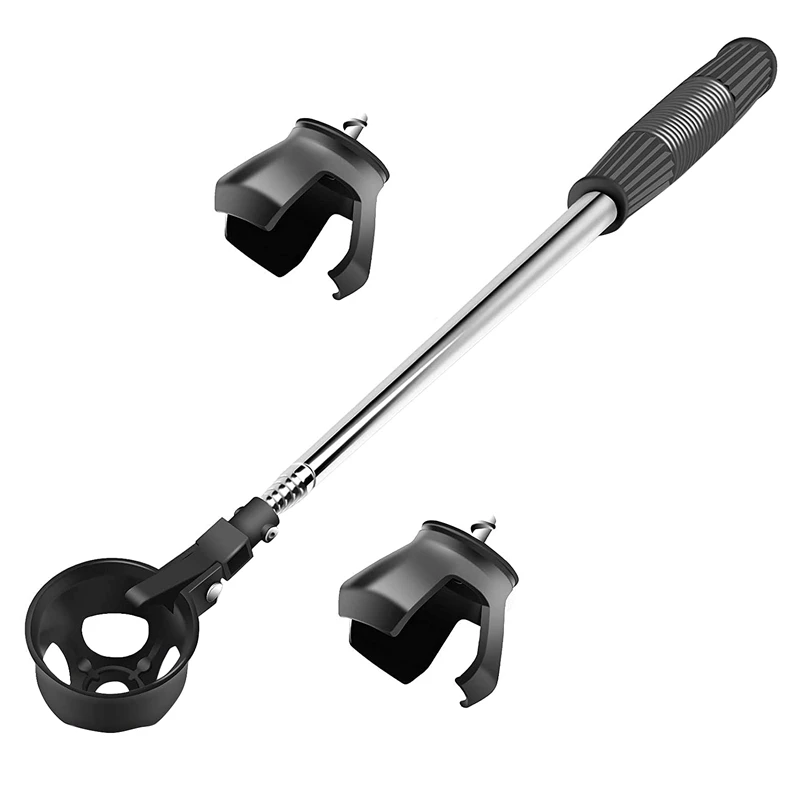 

Golf Ball Retriever with 2 Golf Ball Grabbers Extendable Golf Ball Retriever Telescopic for Gift for Golf Lovers