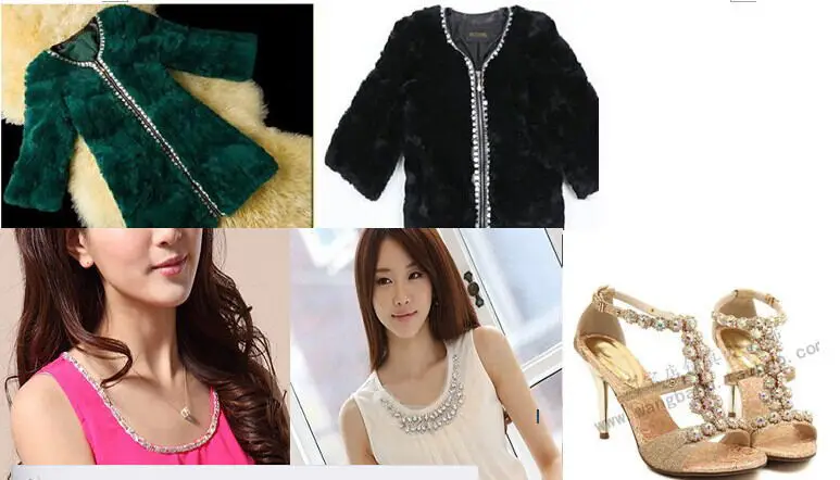 5 ярдов/лот кружевная ткань из стразов лентой отделка бисером 1 см невесты