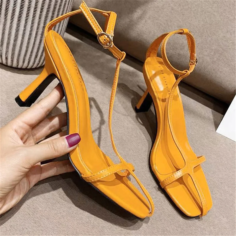 Сандалии женские на платформе 9 см босоножки гладиаторы высоком каблуке обувь