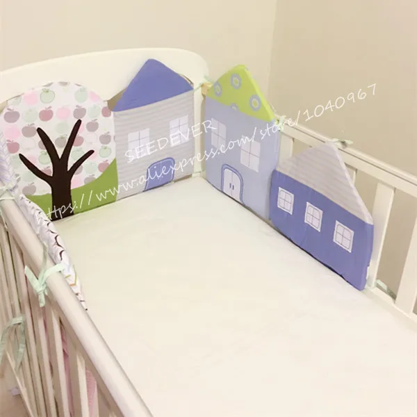 Бортики в кроватку Детские мягкие бортики для кровати кроватки по бокам Младенцы