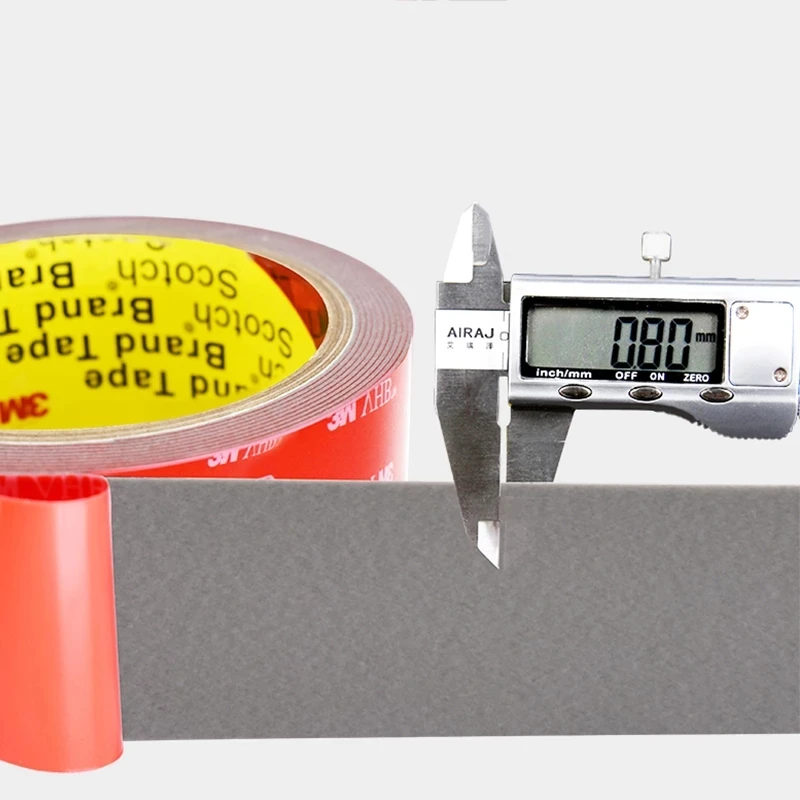 61540mm 3m car special double sided tape grey strong adhesive tape sticker for car office phone pannel screen free shipping free global shipping