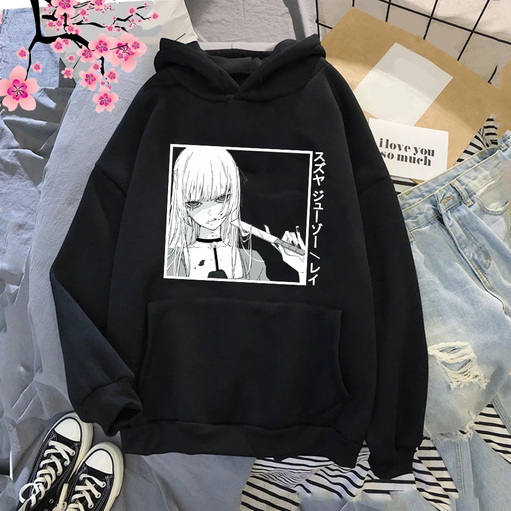 

Tokyo Ghoul Pritned Hoodies 2021 Japanese Anime Hoodie for Women Tops Pullovers Men Clothing
