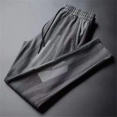 

Sports Pants Summer Thin Khaki Plaid Slim Fit Ankle-Banded Versatile Men 's Casual Quick-Drying Long Pants