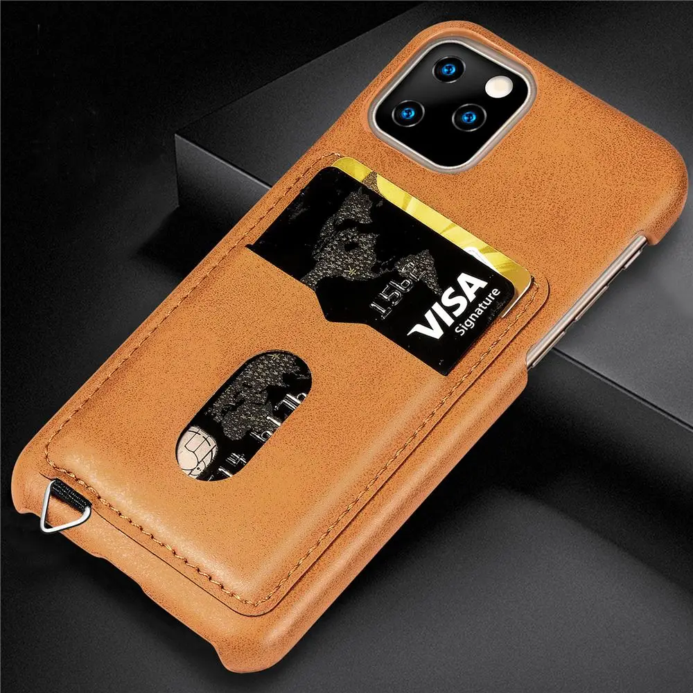 Для iPhone 11/11 Pro/11 Pro Max чехол для задней панели Тонкий из искусственной кожи Жесткий