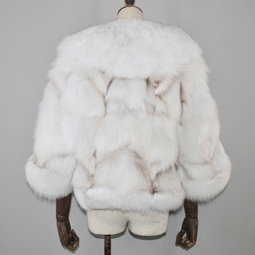 Женская зимняя куртка с лисьим мехом новинка 2020 модное женское пальто из