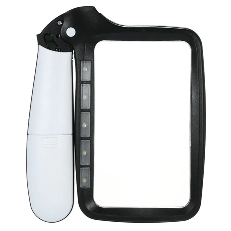 

2 Pack Handheld Page nifying Glass Folding Reading nifier with Light 2X with 5 LED Lighted nifier