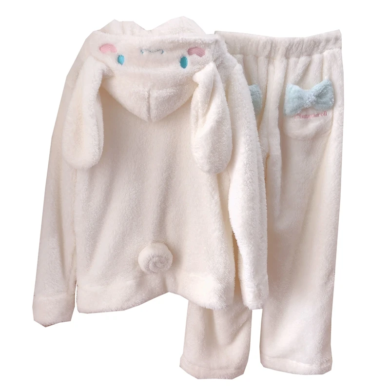 Женская теплая пижама с длинными ушками цвет в ассортименте|Комплекты пижам| |