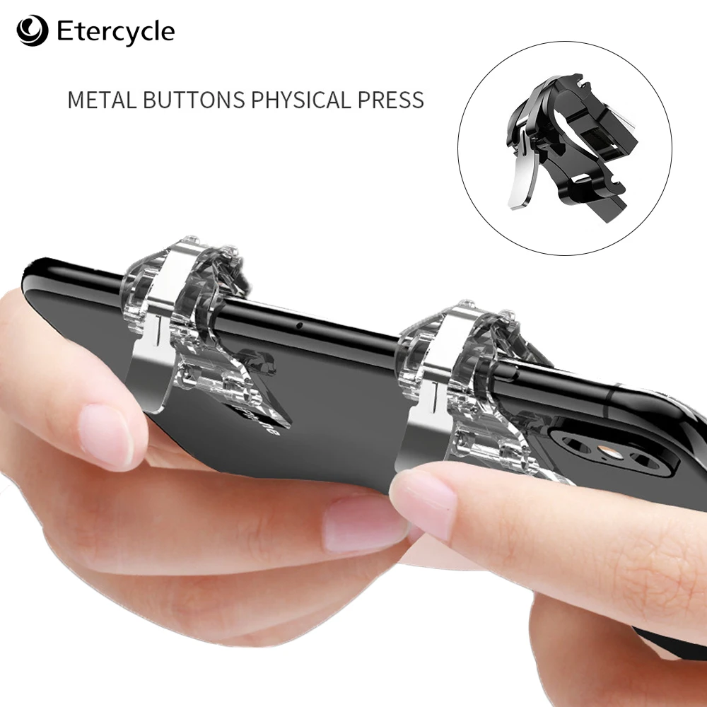 Металлический смартфон игровой триггер для мобильных телефонов PUBG геймпад