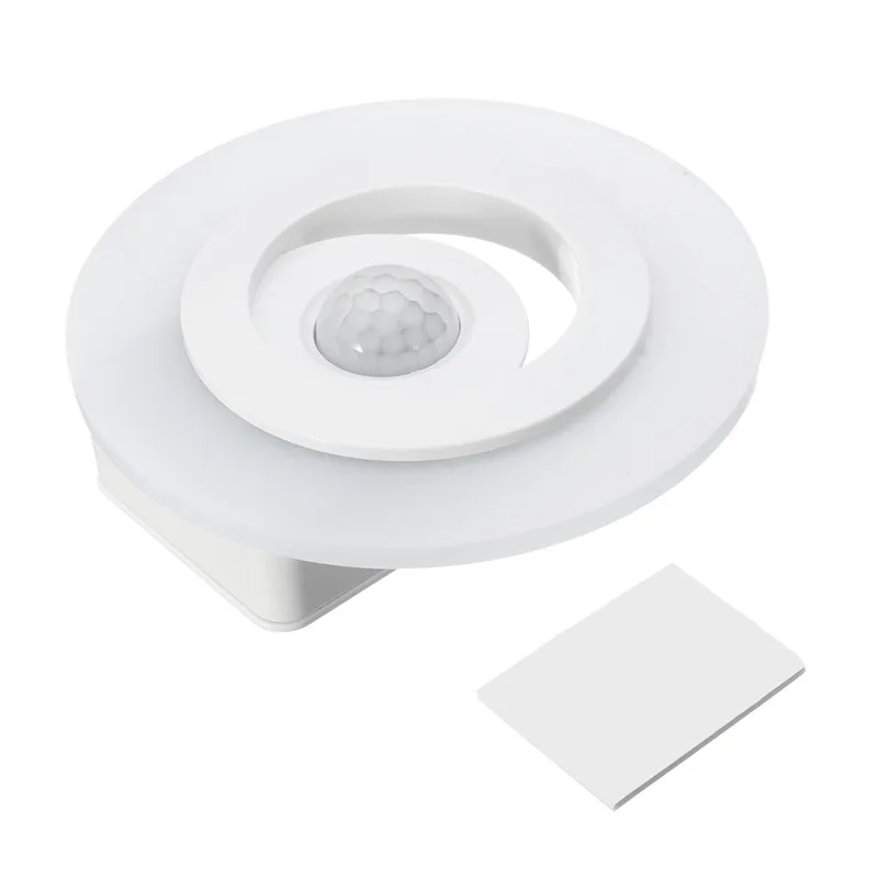 Настенный ИК датчик движения светодиодный Ночной светильник лампа на батарейках