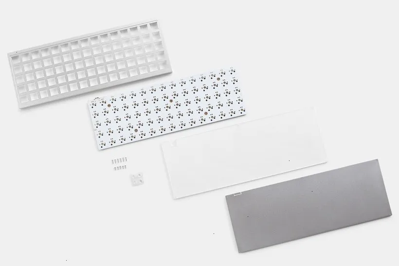 ID75 Горячая замена Pcb Rgb клавиатура комплект QMK75keys Tpye-c для Clavier Gamer Серебристый Серый Черный Фиолетовый Синий механическая клавиатура