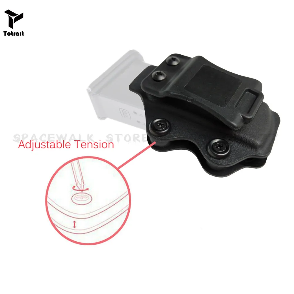 Тактическая кобура для пистолета IWB Kydex Glock 17 22 31 43 43x скрытая страйкбола с 9 мм