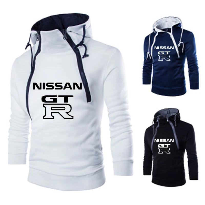 

Men Hoodies GTR Car Logo Print Sweatshirt Spring Autumn Double strand New Fashion Men Hoodie harajuku Casual Hoody