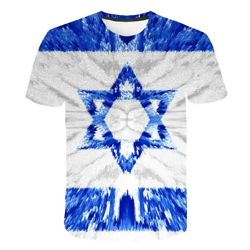 

2021 Men's T-shirt American Flag Print T-shirt Summer Round Neck Cool Oversize Muscle Streetwear Clothing Tshirt Men Cloth Tops