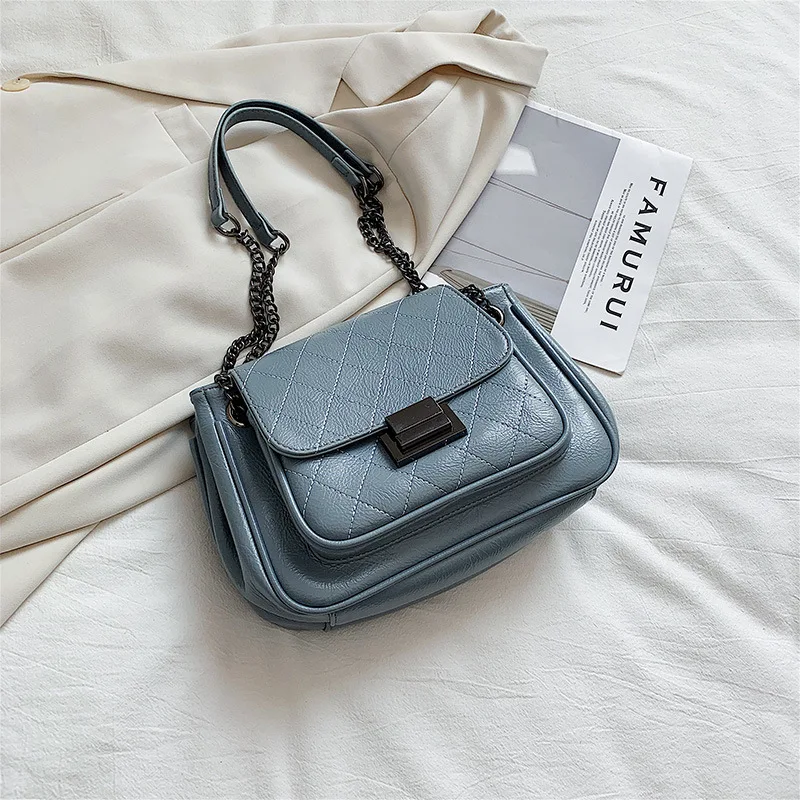 

High-quality popular bag women 2020 new trendy fashion chain western style wild large capacity single shoulder messenger bag