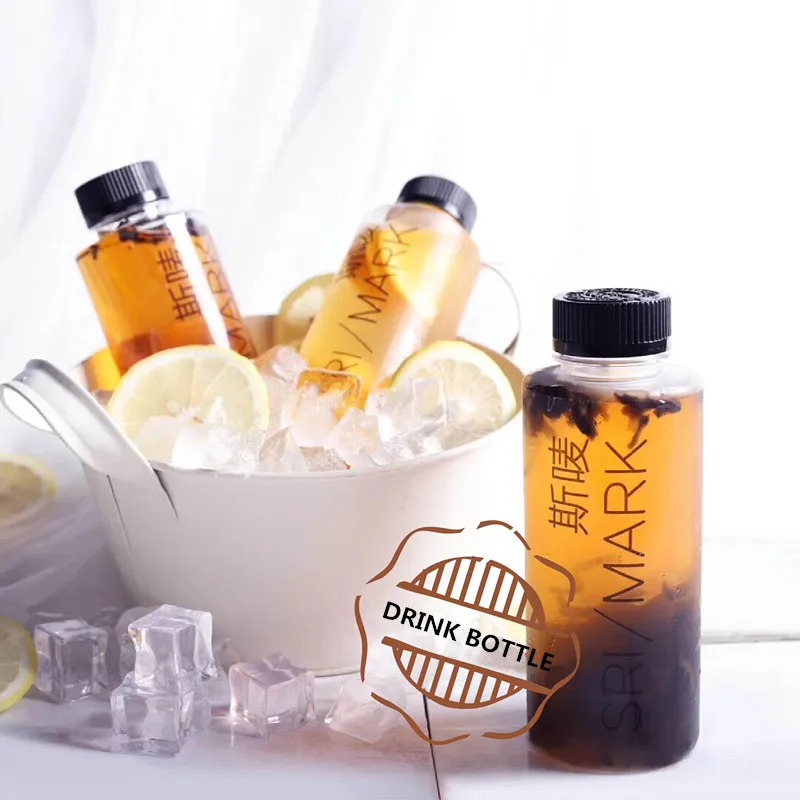 350 мл высокая термостойкая пластиковая прозрачная бутылка для питья сока кофе