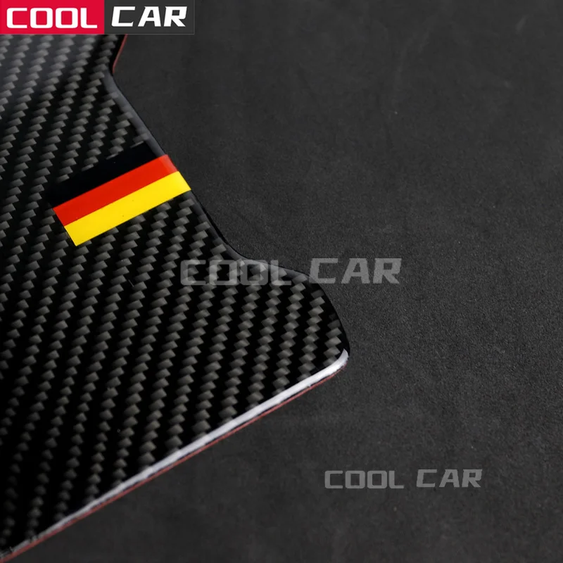 

For Mercedes-Benz New C - Class W205 C180 GLC Carbon Fiber Car Rear Storage Box Panel Decoration Paste Car Modification