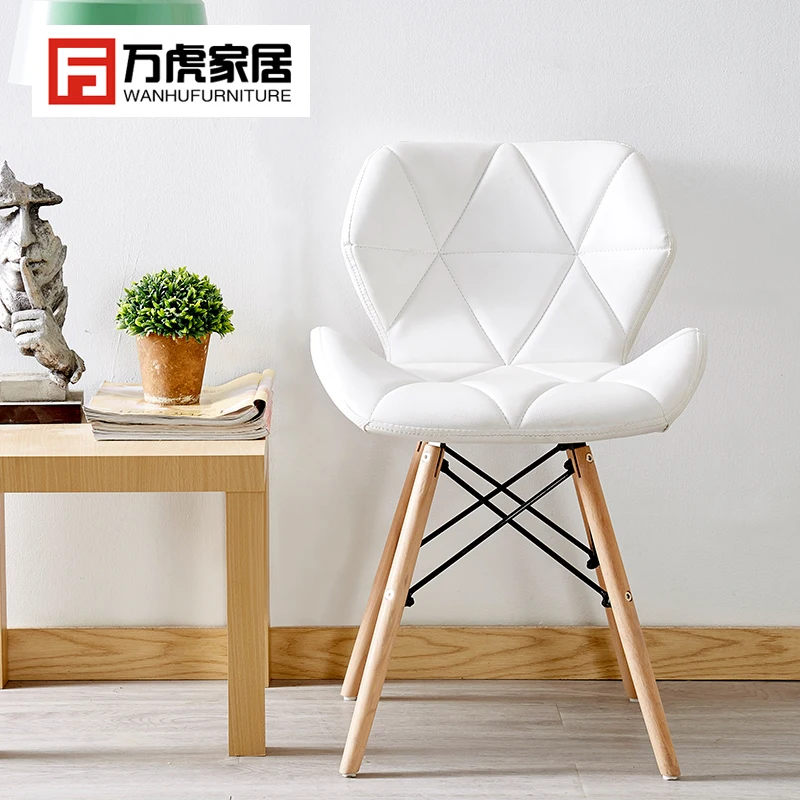 Обеденный стул для кафе белый креативный современный минималистичный офисный
