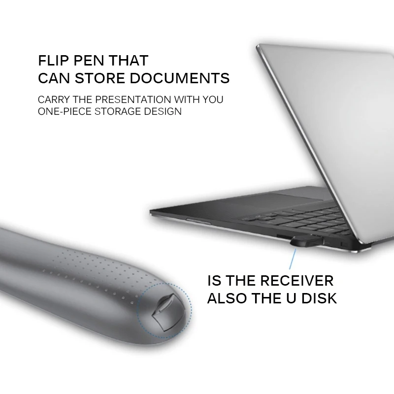 Серый H100 Точечный светильник Беспроводной лазерная указка ведущий Air Мышь TF