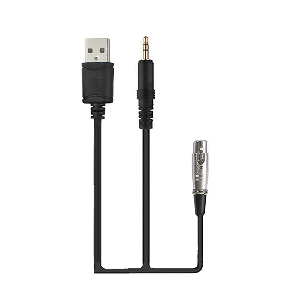FELYBY BM900 Выделенный микрофон (USB + 3 5 мм) с двойным кабелем поддержка подключения