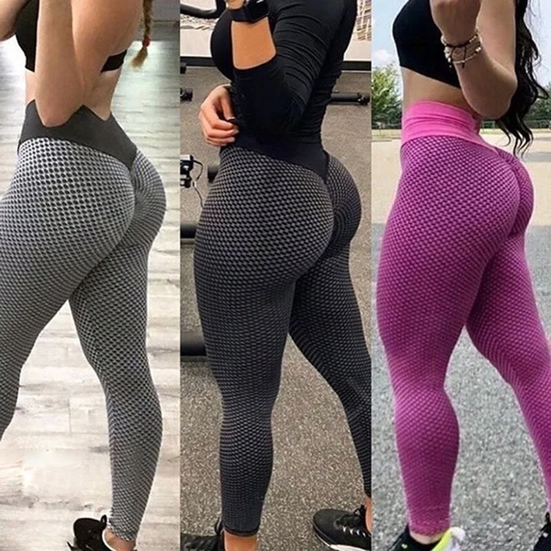 

Women Leggings High Waist Fitness Leggins S-XXXL mujer High stretch Yoga Sportswear ladies polyester casual Seamless Pants
