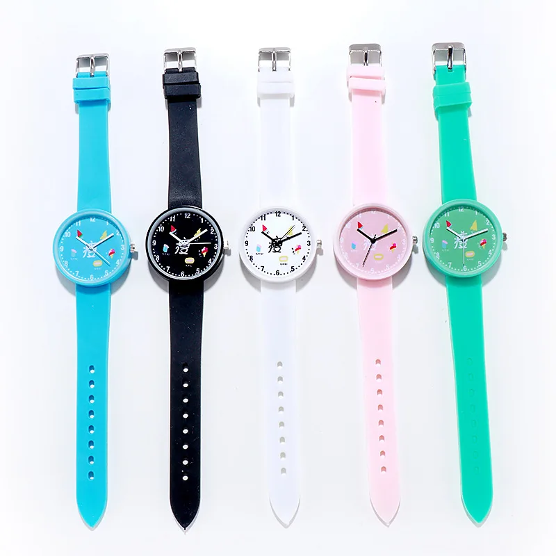 Нейтральные женские часы детские Студенческие хипстер Простой циферблат модные