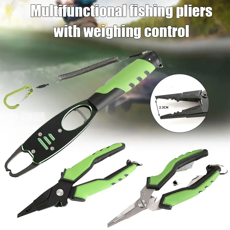 

Hot Fishing Aluminum Fishing Pliers Hook Remover Braid Line Cutting or Fishing Lip Grip Grabber with Scale MVI-ing