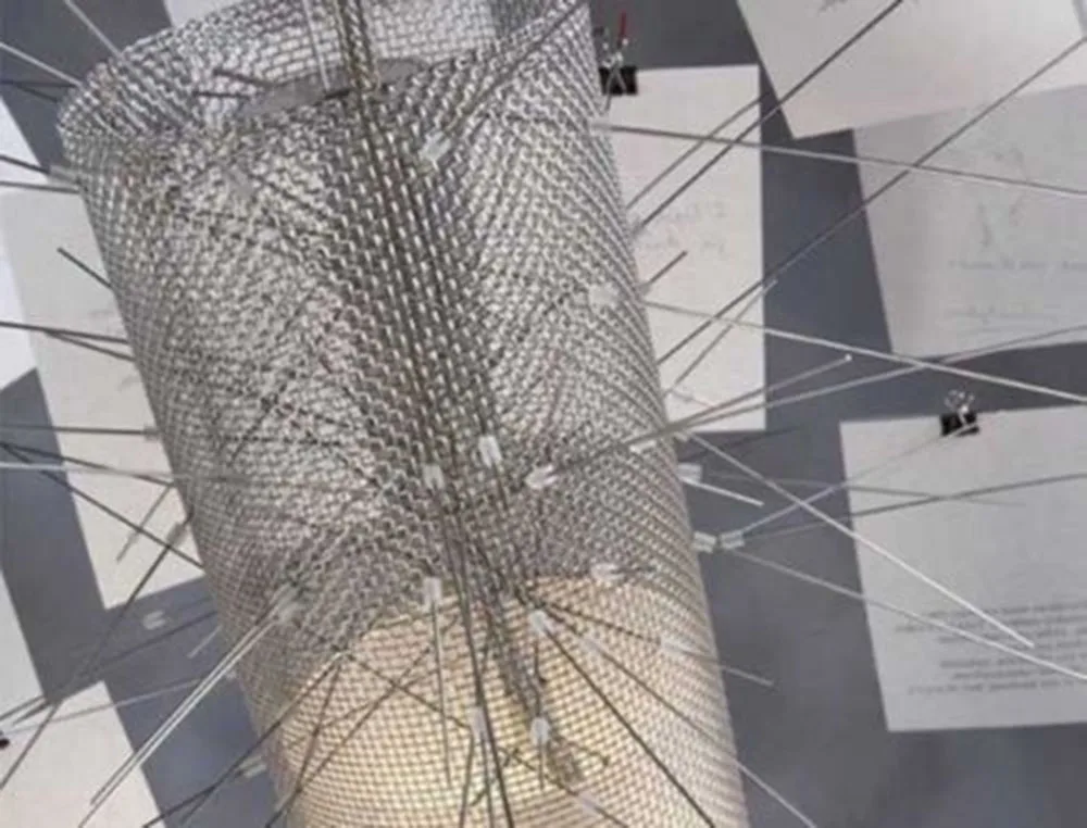 

Modern Dia 47.24" Ingo Zettel'z 5 Paper Zettel Pendant Lamp Suspension for Bedroom Dinning Room Living Room Pendant Light PA0062