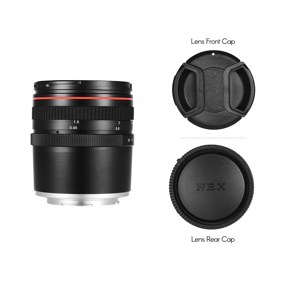Объектив для камеры Sony s 50 мм f/1 4 с большой диафрагмой и ручной