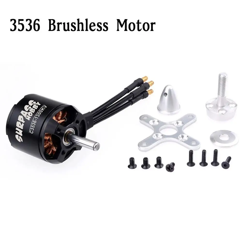 3536 1050KV/1300KV 14 полюса Бесколлекторный двигатель для RC 1000g 1500g самолет с неподвижным