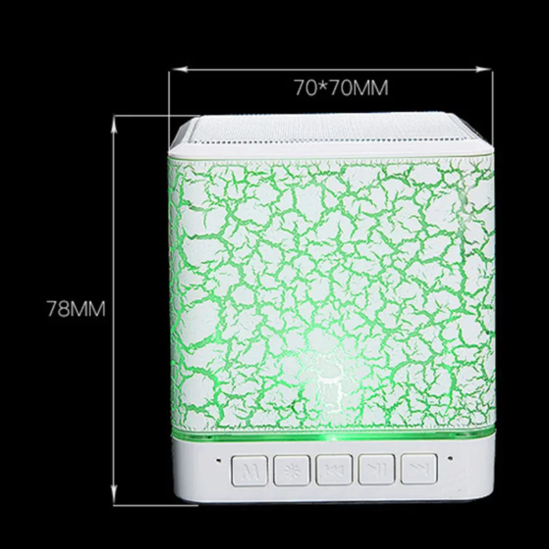 Беспроводной Bluetooth динамик мини беспроводной микрофон карта портативный AUX USB TF