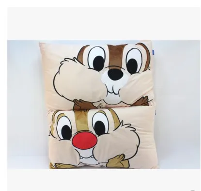 Милый Мягкий Чехол на подушку chipmunk с чипом н Дейлом короткий плюшевый чехол