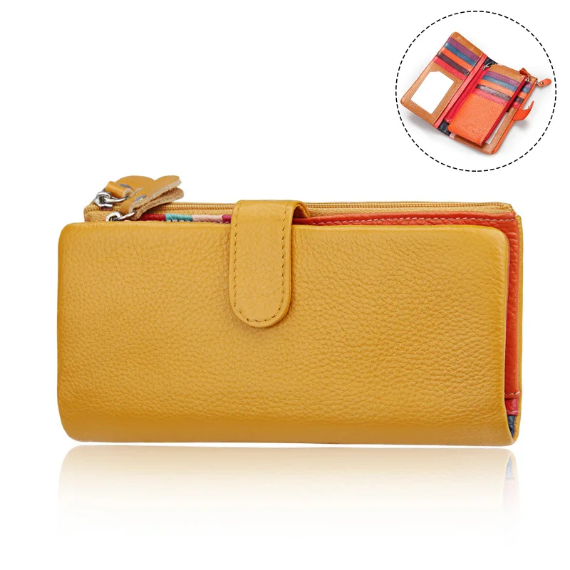2019 модные женские кошельки Женский кошелек из натуральной кожи для монет женский