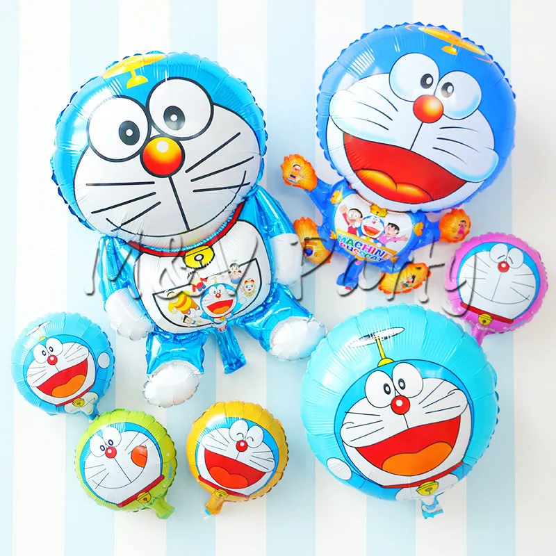 Doraemon тема машина для вечеринки воздушные шары кошки музыкальная кошка День