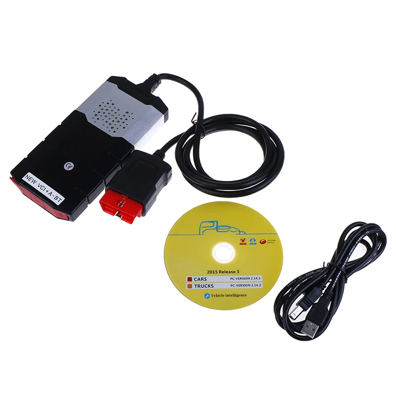 

Professional Vehicle Diagnostic Device BLACK For Cars & Trucks OBD OBD2 CAN