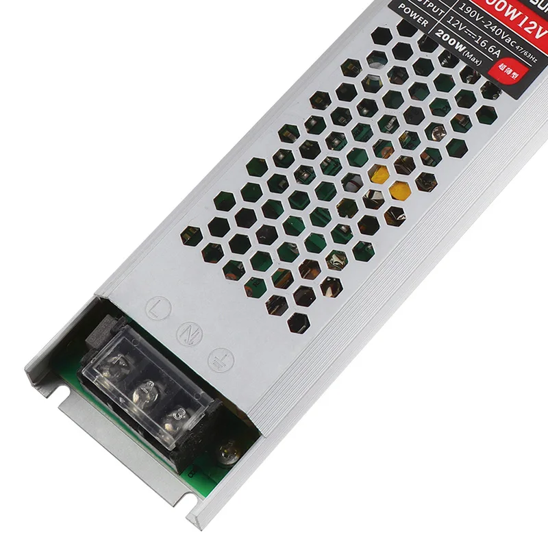 Сверхтонкий светодиодный источник питания 12 В постоянного тока светильник ing