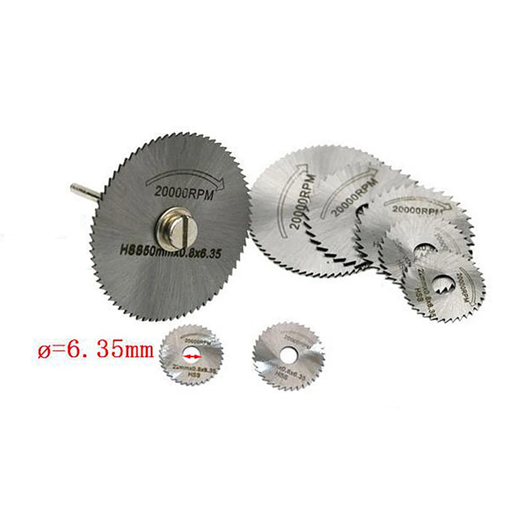 Металлические дисковые пилы HSS 6 шт. Дисковые Лезвия для сверления вращающиеся