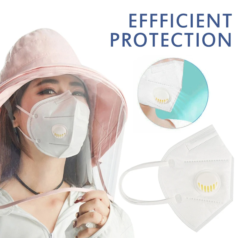 

5PCS Mask Mouth Dust Anti-fog Masks PM2.5 Protective Respirator Reusable Masque Mascarillas Fast Delivery