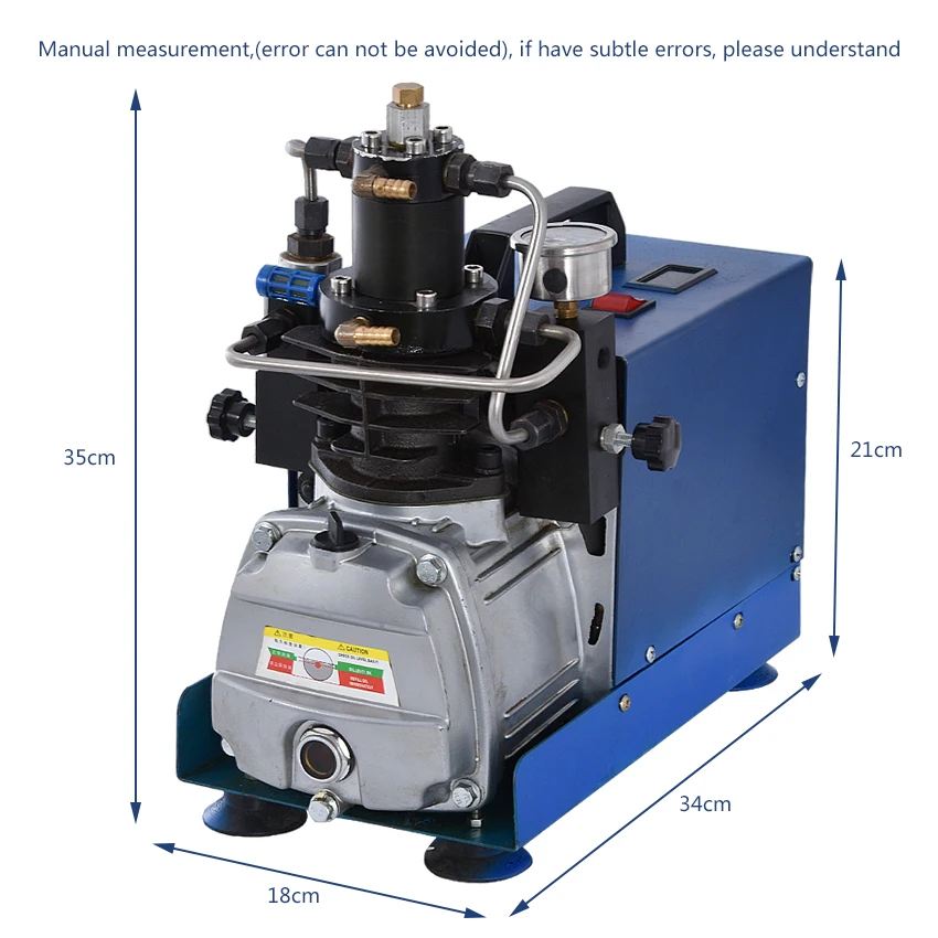 Воздушный насос высокого давления 30 мпа электрический воздушный мини-компрессор