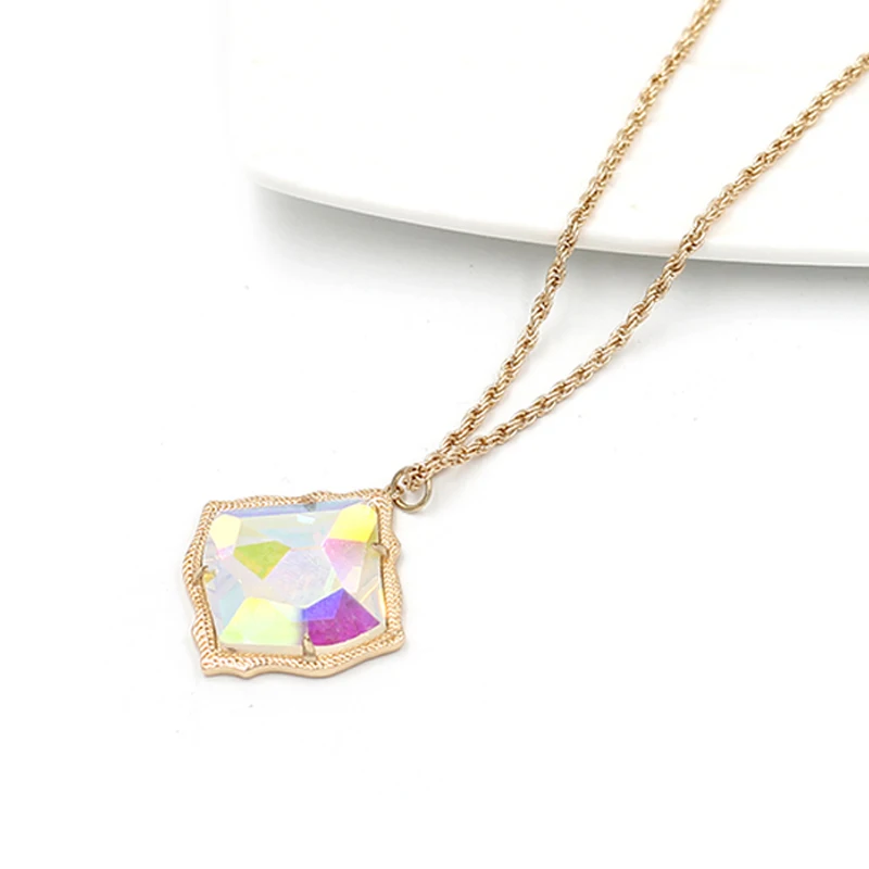 

2019 July New Arrival Mirro Face Big Kite Acrylic Inlay Cooper Pendant Necklace Better Quality Cute 3D Resin Pendant Necklace