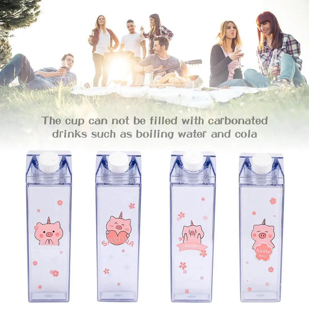 Дорожная портативная чашка вишня свинья Молочный Сок CoffeeCartoon простая