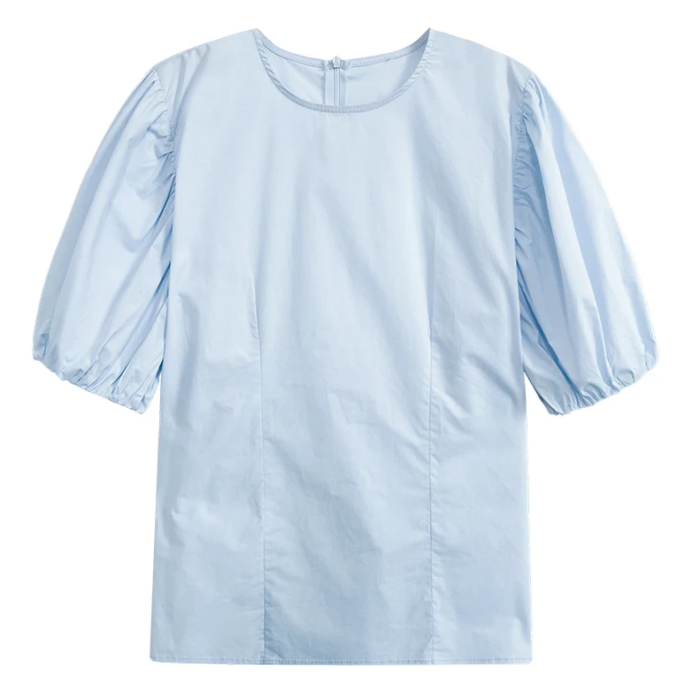 

New Womens Blouse Summer Tops Femme Spring Women Shirt White Short Sleeve Cotton Girls Women Blouse Plus Size Blusas Solid Loose