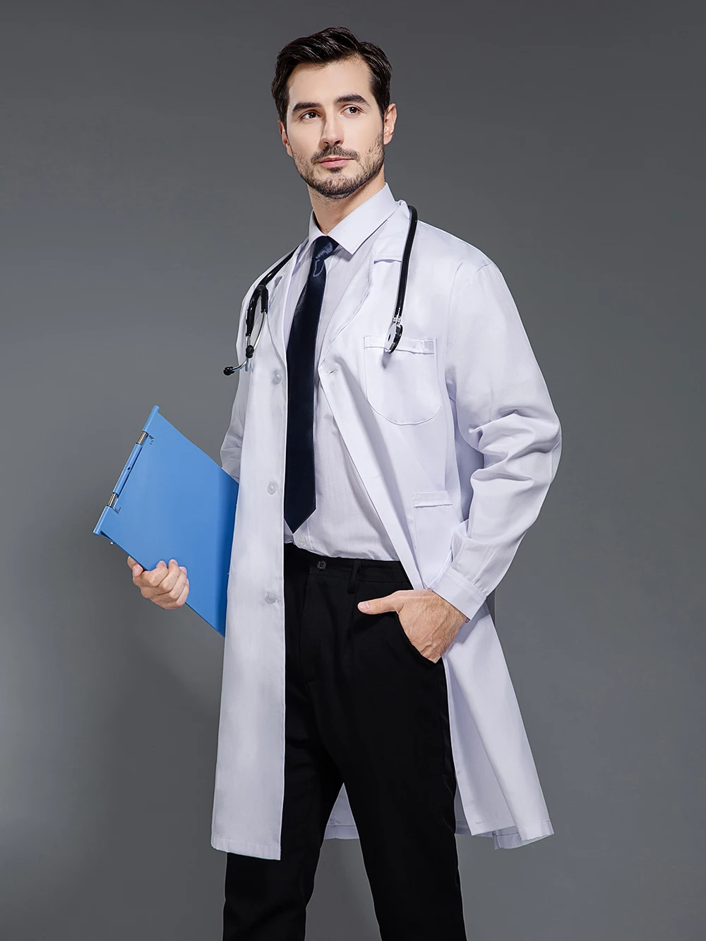 Высококачественное белое лабораторное пальто для груминга домашних животных