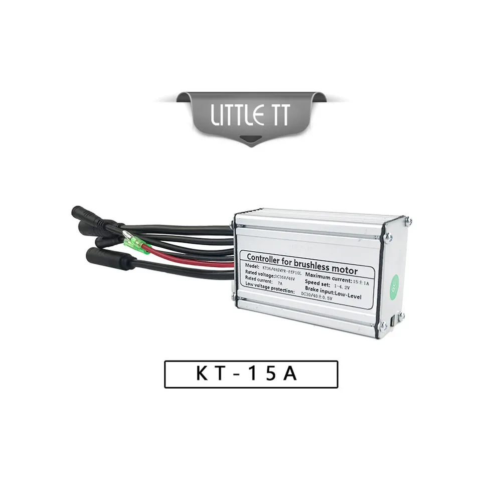 

36V 48V E-Bike Controller KT-15A Waterproof Sine Wave Controller W/ Lightline Wire For 250W Brushless Motor Electric Bicycle