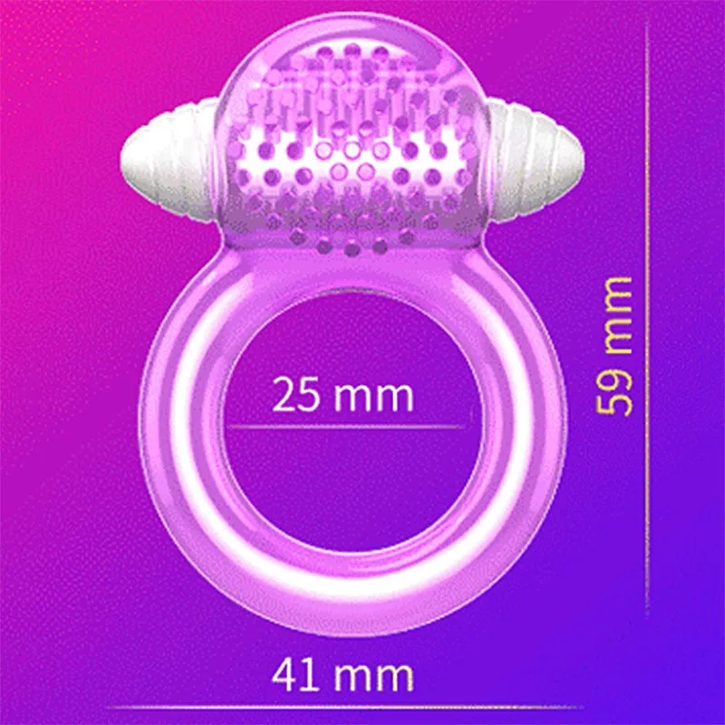 Вибрационные Кольца для пениса 10 режимов вибраторы задержка эякуляции тренажер
